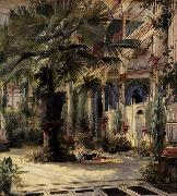 Karl Blechen In the Palm House in Potsdam oil painting picture wholesale